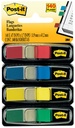 Marque-pages Post-it 6834 11,9x43,1mm assorti 140 pièces