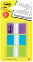 Marque-pages Post-it 680 24x43,2mm assorti 60 pièces