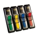 Marque-pages Post-it 684 11,9x43,1mm flèche assorti 96 pièces