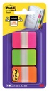 Marque-pages Post-it 686GOT 25,4x38mm strong assorti