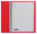 Intercalaire Quantore 23 perforations numéro 1-20 PP gris