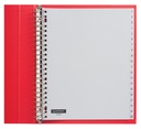Intercalaire Quantore 23 perforations numéro 1-20 extra large PP gris