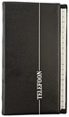 Répertoire téléphonique Kangaro 215x130mm A-Z 4 anneaux noir