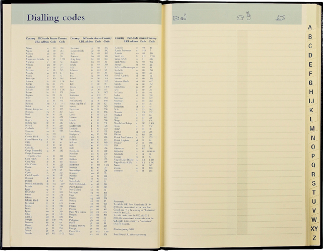 Adresboek Notaphone Palermo spiraal bruin