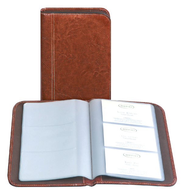 Album cartes de visite Palermo pour 144 cartes brun