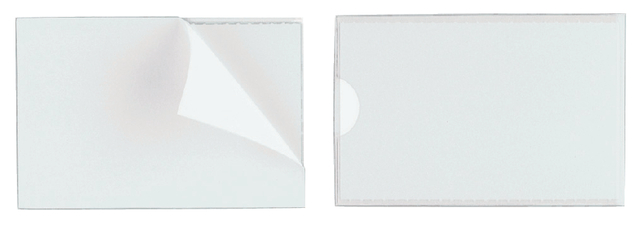 Porte-étiquette Durable Pocketfix 57x90mm adhésive 10 pièces