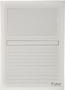 Pochette modèle L Exacompta Forever + fenêtre 120g blanc 100 pièces