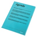 Pochette modèle L Esselte Standard A4 PP 0,11mm bleu 100 pièces