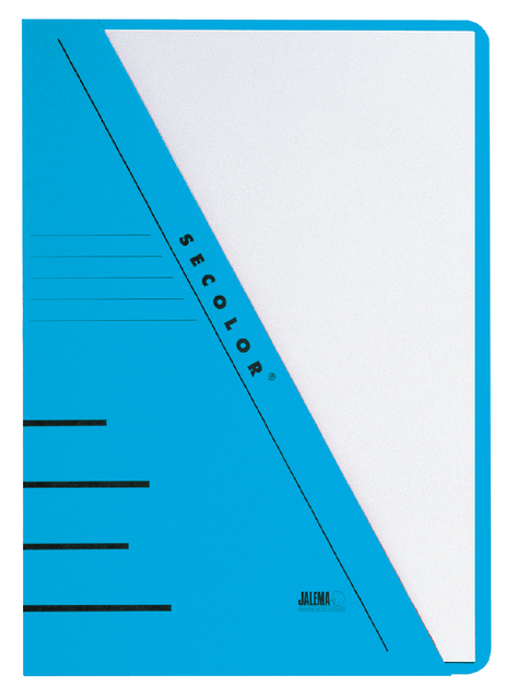 Insteekmap Djois Secolor A4 recycled 250gr  blauw