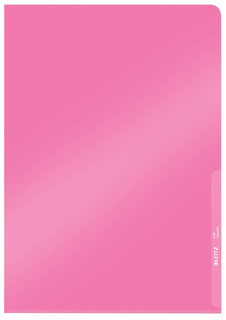 Pochette modèle L Leitz Premium Copysafe A4 PVC 0,15mm rouge 100 pièces