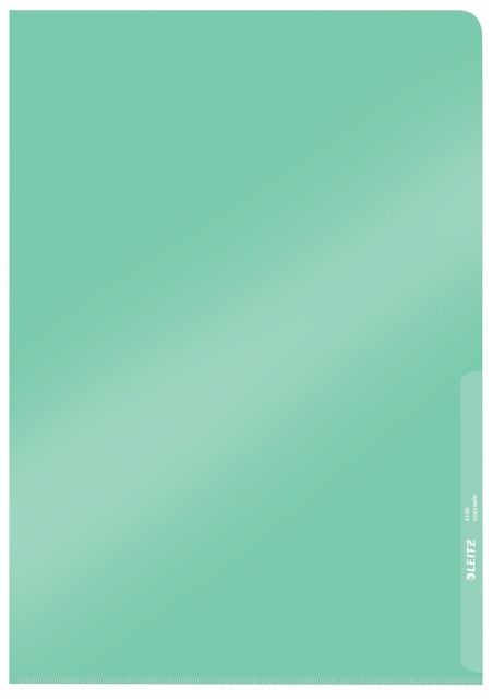 Insteekmap L-model Leitz Premium copy safe 0.15mm PVC A4 groen 100 stuks