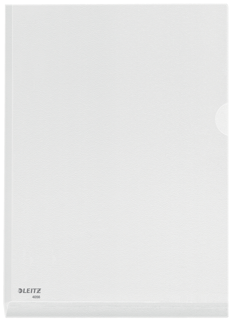 Insteekmap L-model Leitz premium A4 0.17mm PVC met expansievouw nerf 5 stuks