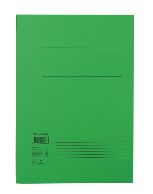 Chemise à rabats Quantore folio 300g vert