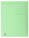 Chemise Exacompta Forever A4 280g 3 rabats vert