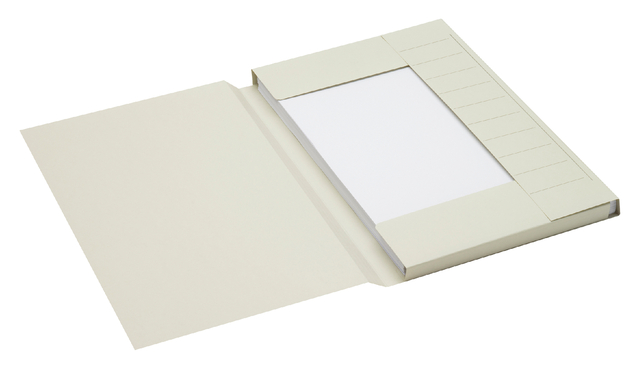 Chemise Secolor Folio 3 rabats carton 100% recyclé 250g gris