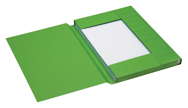 Chemise Secolor Folio 3 rabats carton 100% recyclé 250g vert