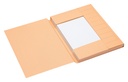Chemise Secolor A4 3 rabats carton 100% recyclé 250g chamois