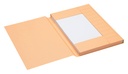 Chemise Secolor Folio 3 rabats carton 100% recyclé 250g chamois