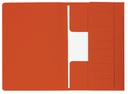 Dossiermap Djois Secolor Mammoet folio 3 kleppen 250gr recycled rood 10 stuks
