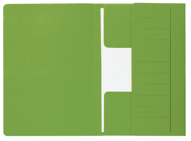 Chemise Djois Secolor Mammouth folio 3 rabats 250g recyclé vert 50 pièces