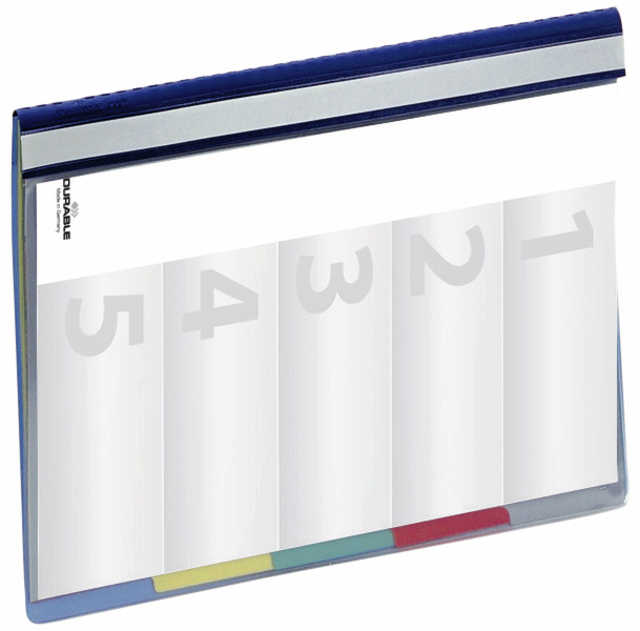 Dossier d’organisation Durable Divisoflex A4 bleu