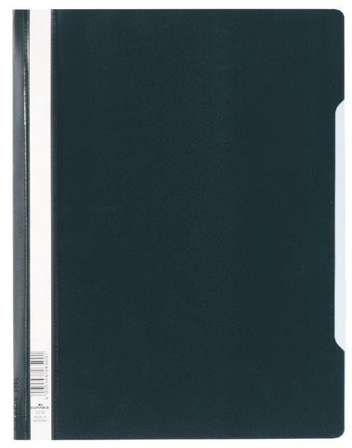Chemise à lamelle Durable A4 PVC noir
