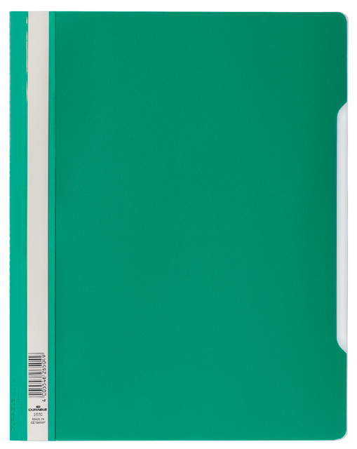 Chemise à lamelle Durable A4 PVC vert