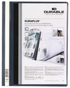 Chemise à lamelle Durable Duraplus A4 bleu foncé