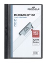 Chemise à clip Durable Duraclip A4 3mm 30 feuilles noir