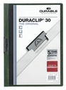 Chemise à clip Durable Duraclip A4 3mm 30 feuilles vert foncé
