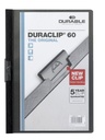 Chemise à clip Durable Duraclip A4 6mm 60 feuilles noir