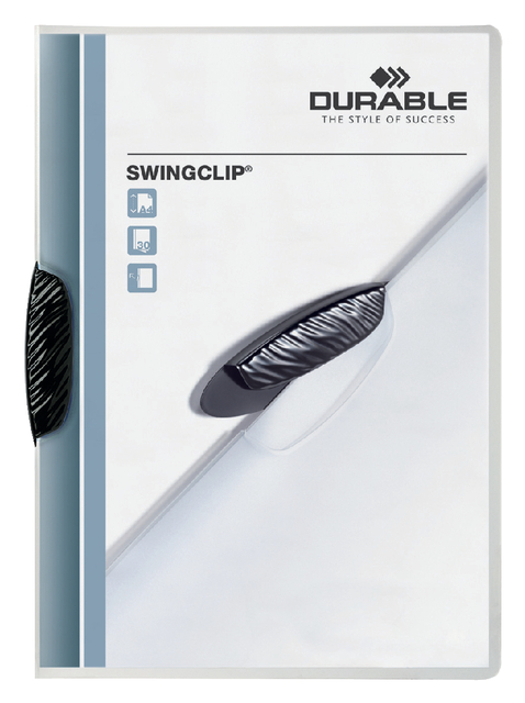 Chemise à clip Durable Swingclip 30 feuilles noir