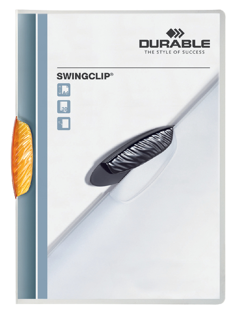 Chemise à clip Durable Swingclip 30 feuilles orange