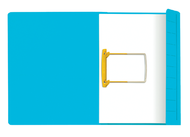 Chemise Clip Secolor Folio carton 100% recyclé 250g bleu