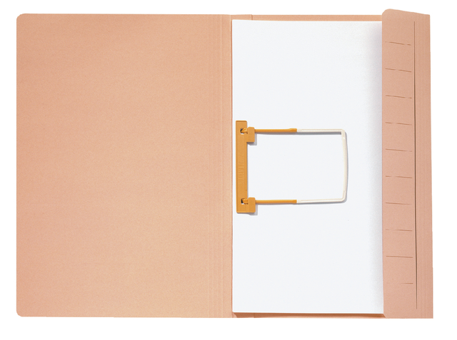 Chemise Clip Secolor Folio carton 100% recyclé 250g beige