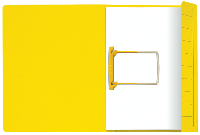 Chemise Clip Secolor A4 carton 100% recyclé 250g jaune 50 pièces