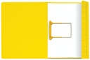 Clipmap Secolor A4 100% gerecycled karton 250gr geel verpakt per 50 stuks