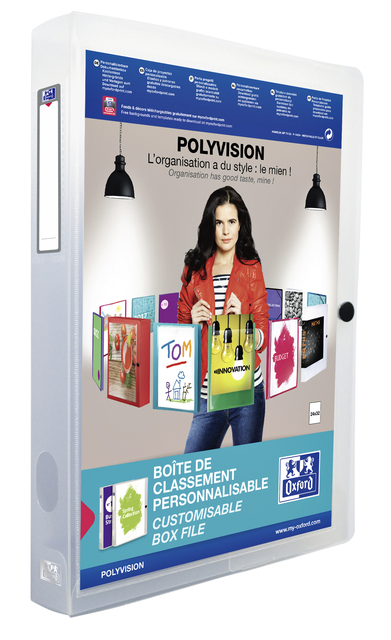 Boîte de classement Elba Polyvision 40 mm + pochette trans