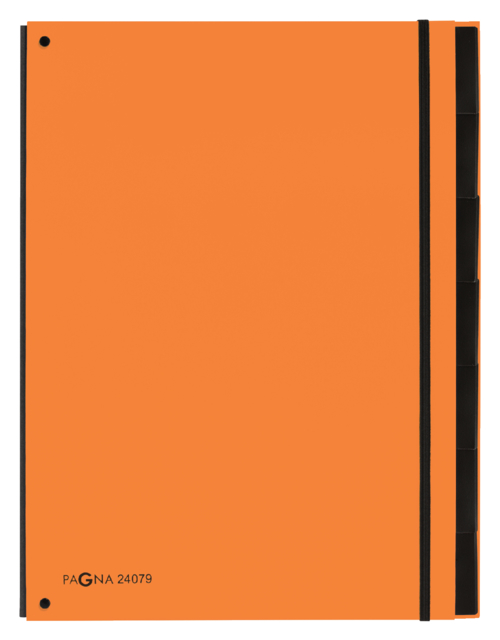 Sorteermap Pagna Trend A4 7 tabs oranje