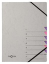 Trieur Pagna Easy A4 7 intercalaires violet/rose