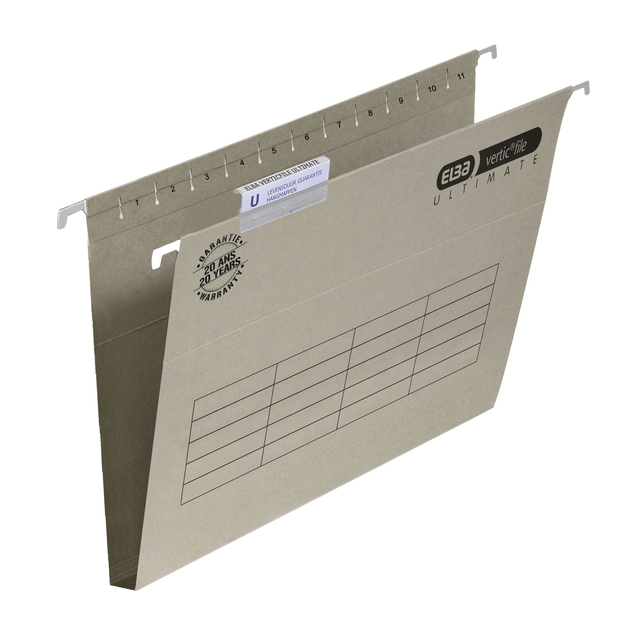 Dossier suspendu Elba Verticfile Ultimate  A4 fond 30mm gris