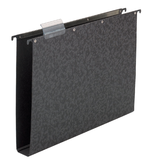 Dossier suspendu Elba Vertic panneau dur Folio 40mm noir