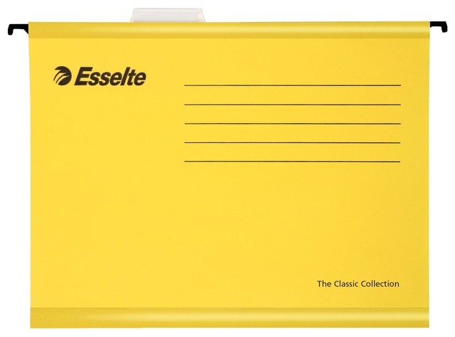 Dossier suspendu Esselte Classic folio fond V 382x240mm jaune