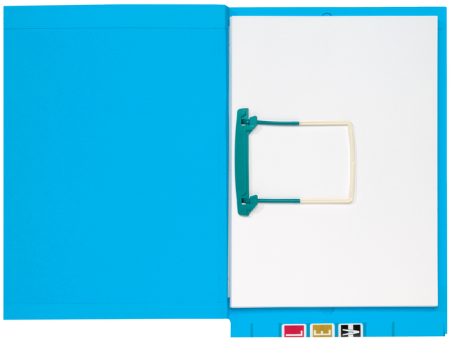Dossier suspendu Djois Clipex Secolor A4 latéral bleu