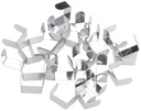 Attaches Djois pour boîte archives gris 200 pièces
