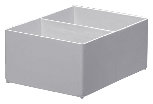 Bac de classement Djois haut 70x122x168mm 2 compartiments gris
