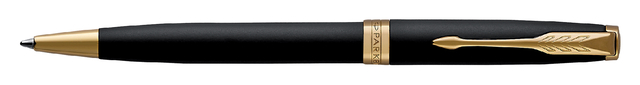 Stylo bille Parker Sonnet Matte Black Lacquer GT Medium