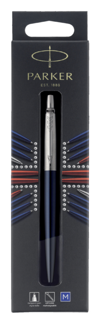 Balpen Parker Jotter Royal blue CT medium blister à 1 stuk