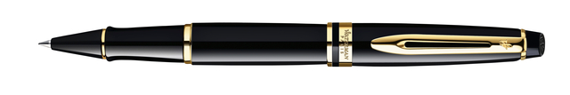 Roller Waterman Expert Noir Laqué GT Fin