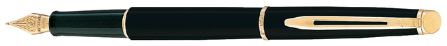 Stylo plume Waterman Hémisphère Noir Mat GT Fin